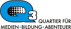 Logo Q3.Quartier für Medien.Bildung.Abenteuer